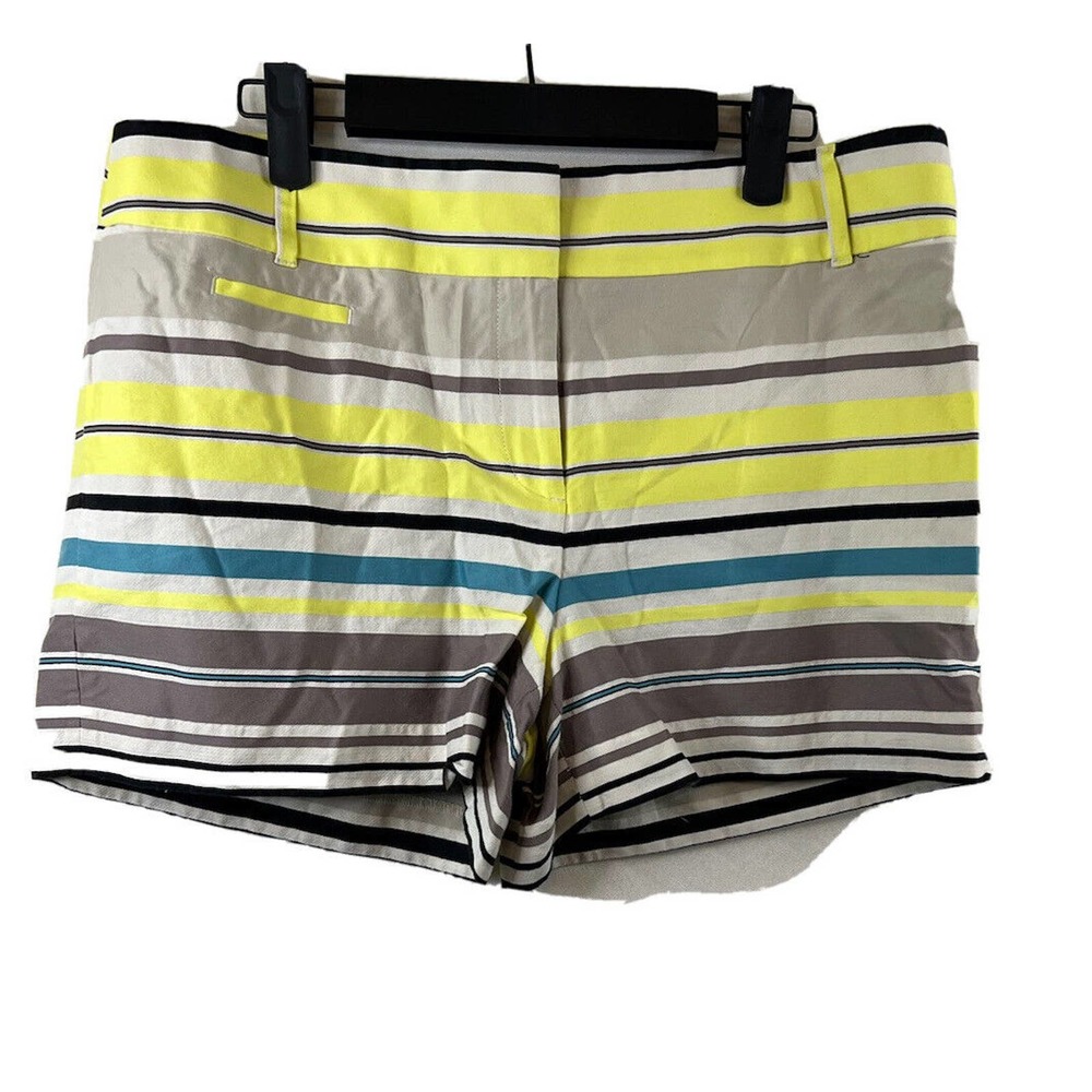Ann Taylor Loft Womens The Rivera Shorts Size 8 Multicolor Striped